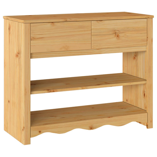 Avlastningsbord konsollbord DIV. DRAMMEN 89,5x37x73 cm Solid Tre Furu