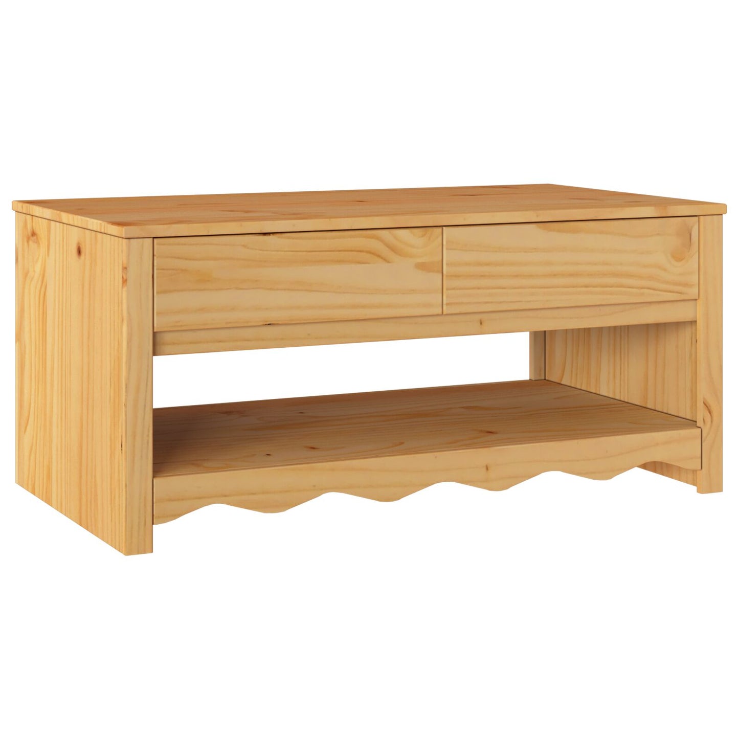Salongbord Sofabord Tre "DRAMMEN" 99x55x45 cm Solid Tre Furu