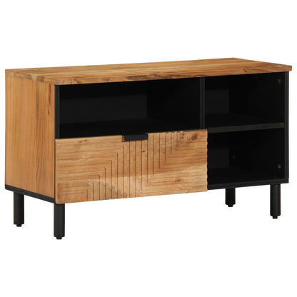 TV-Møbel Tre Tv-benk 80x33,5x46 cm Massivt akasietre