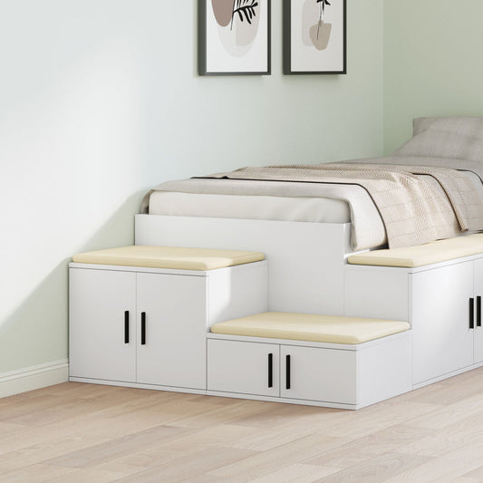 Oppbevaringsskap Hvit 108x41x40 cm Laget av Tre