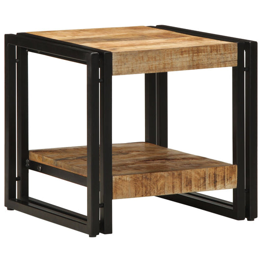 Salongbord Sofabord Tre 40x50x38 cm Solid Grovt Tre Mango