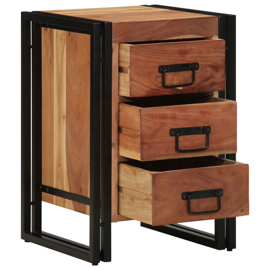 Nattbord Sengbord Tre Heltre Akasietre 40x40x59 cm