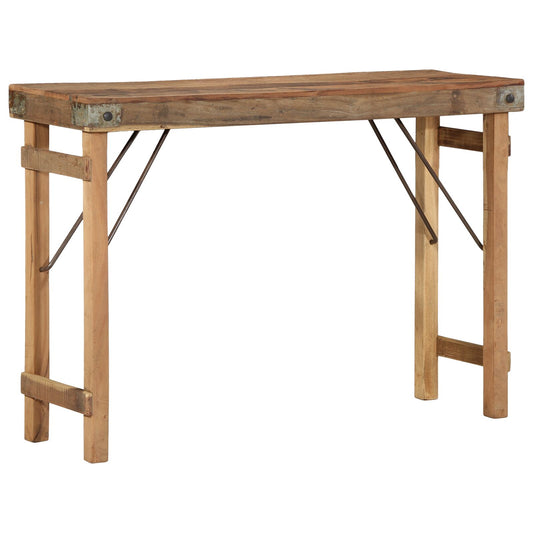 Avlastningsbord Konsollbord Tre 110x35x76 cm Solid Tre Gjenvunnet