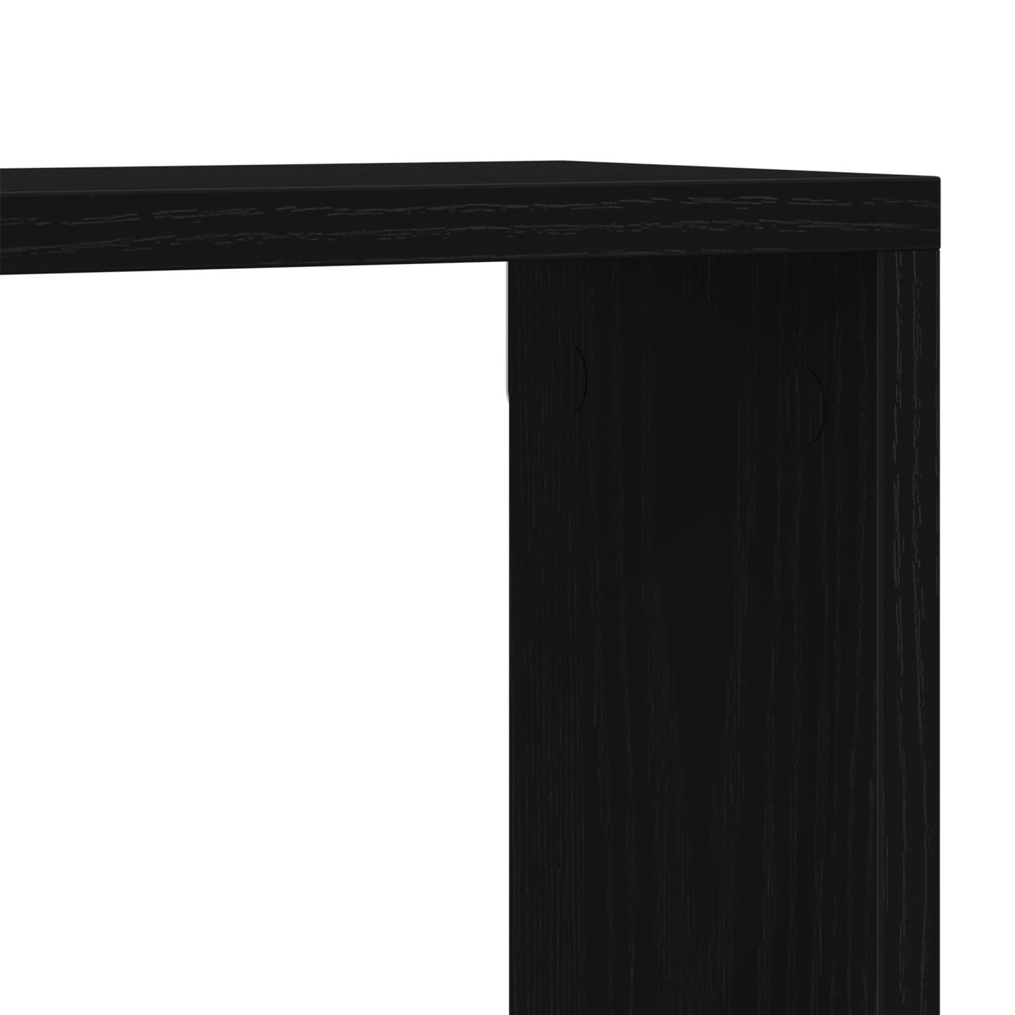 Veggskap i Svart Eik 78x15x92 cm, Bygget i Tre