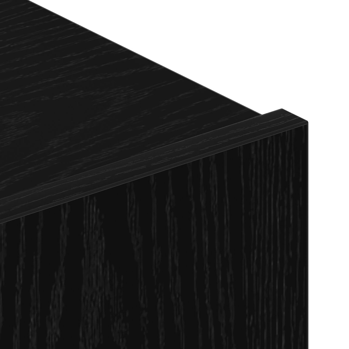 TV-Møbel Svart Eik Tv-Benk i 100x30x30 cm