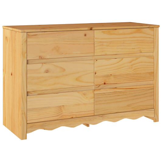 Kommode Tre heltre furu 111x43x73,5 cm