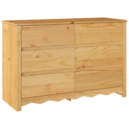 Kommode Tre heltre furu 111x43x73,5 cm