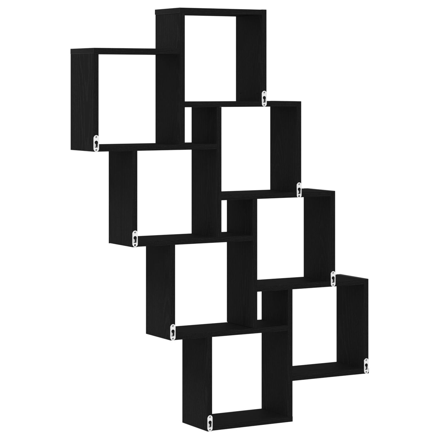 Veggskap i Svart Eik 90x15x119,5 cm Laget av Tre