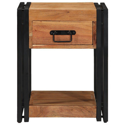 Nattbord Sengbord Tre 40x40x50 cm Solid Akasietre