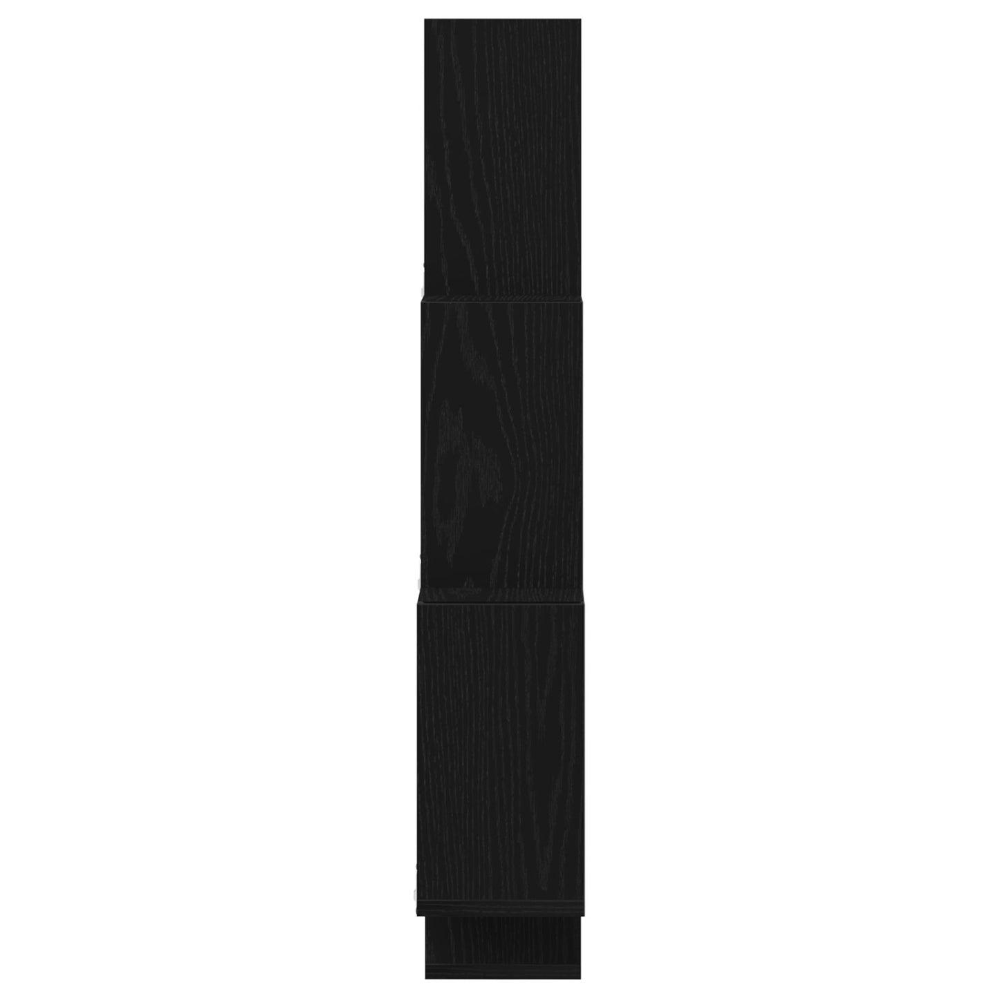 Veggskap i Svart Eik 78x15x92 cm, Bygget i Tre