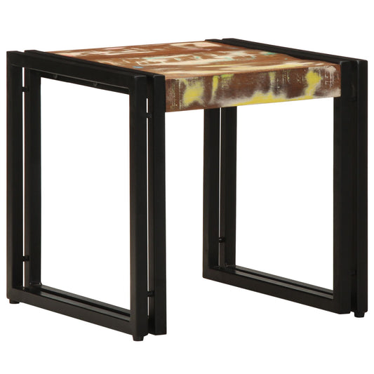 Salongbord Sofabord Tre Gjenvunnet Flerfarget 40x50x38 cm