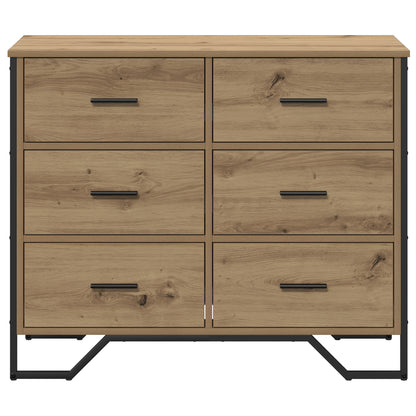 Kommode Brun Eik 91x35.5x74.5 cm