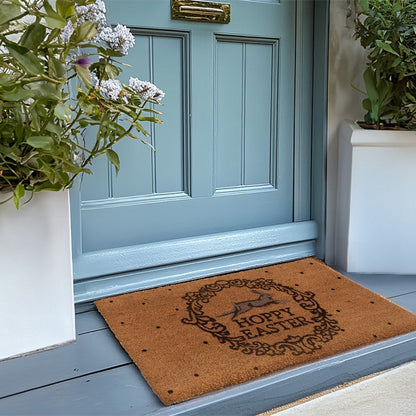 Dørmatte Hoppy Easter Brun Svart 75x45x1 cm