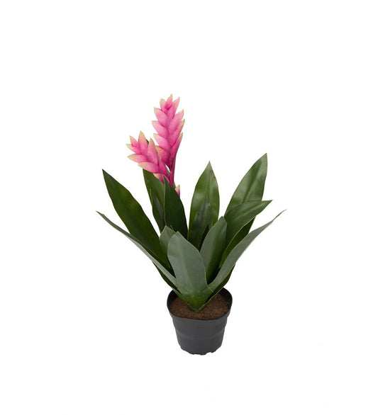 Kunstig Bromelia 40 cm