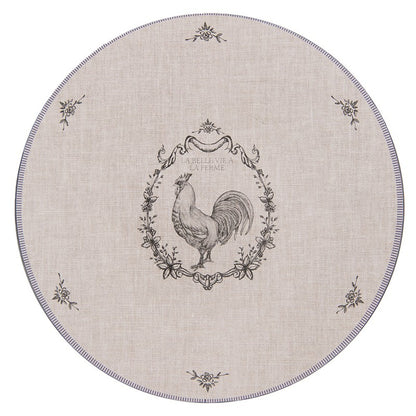 Redskapsstativ Tallerken 6-pakning Ø 33 cm Hane Beige