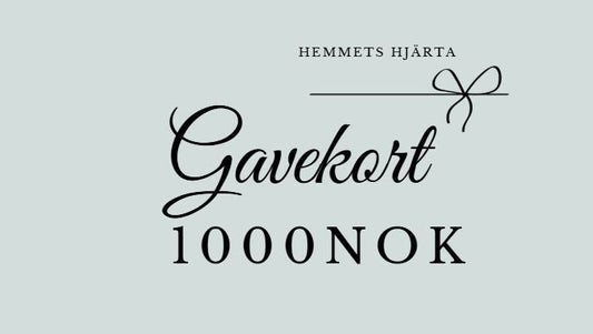 Gavekort - 1000:- nok