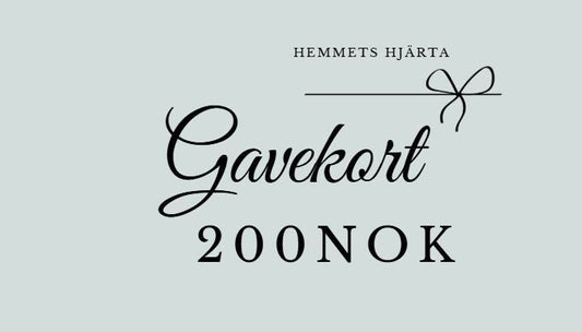 Gavekort - 200:- nok