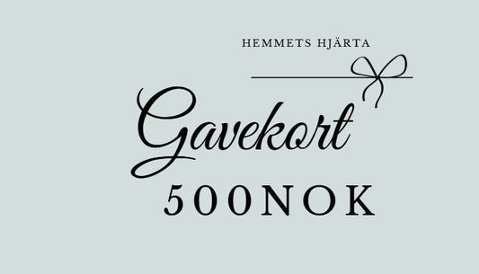 Gavekort - 500:- nok