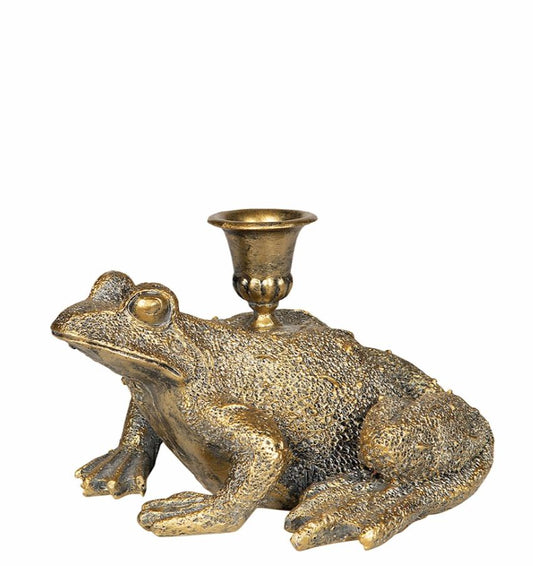 Lysestake Frosk G. Brun 17x18x11 cm HH