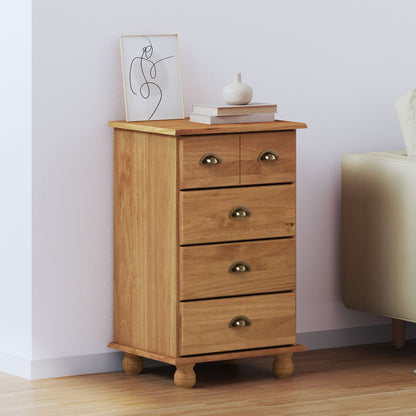 Kommode Honningbrun 'ASKIM' 45.8x40x79 cm Solid Tre Furu
