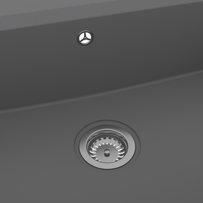 Kjøkkenvask Grå 790x500x193 mm Granitt