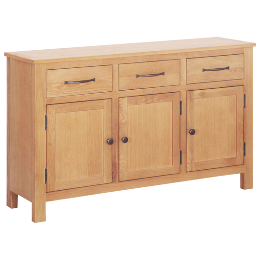 Skjenk Brun 112 x 33,5 x 70 cm Solid eik