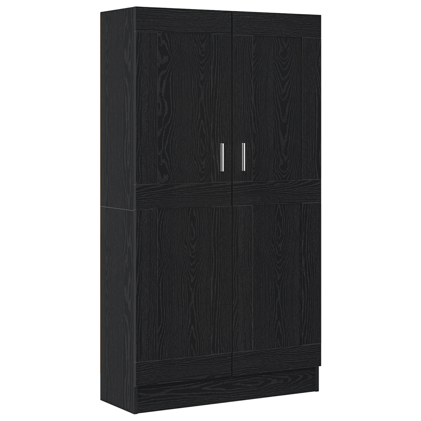 Bokhylle Svart Romdeler 2 stk 165x30,5x150 cm