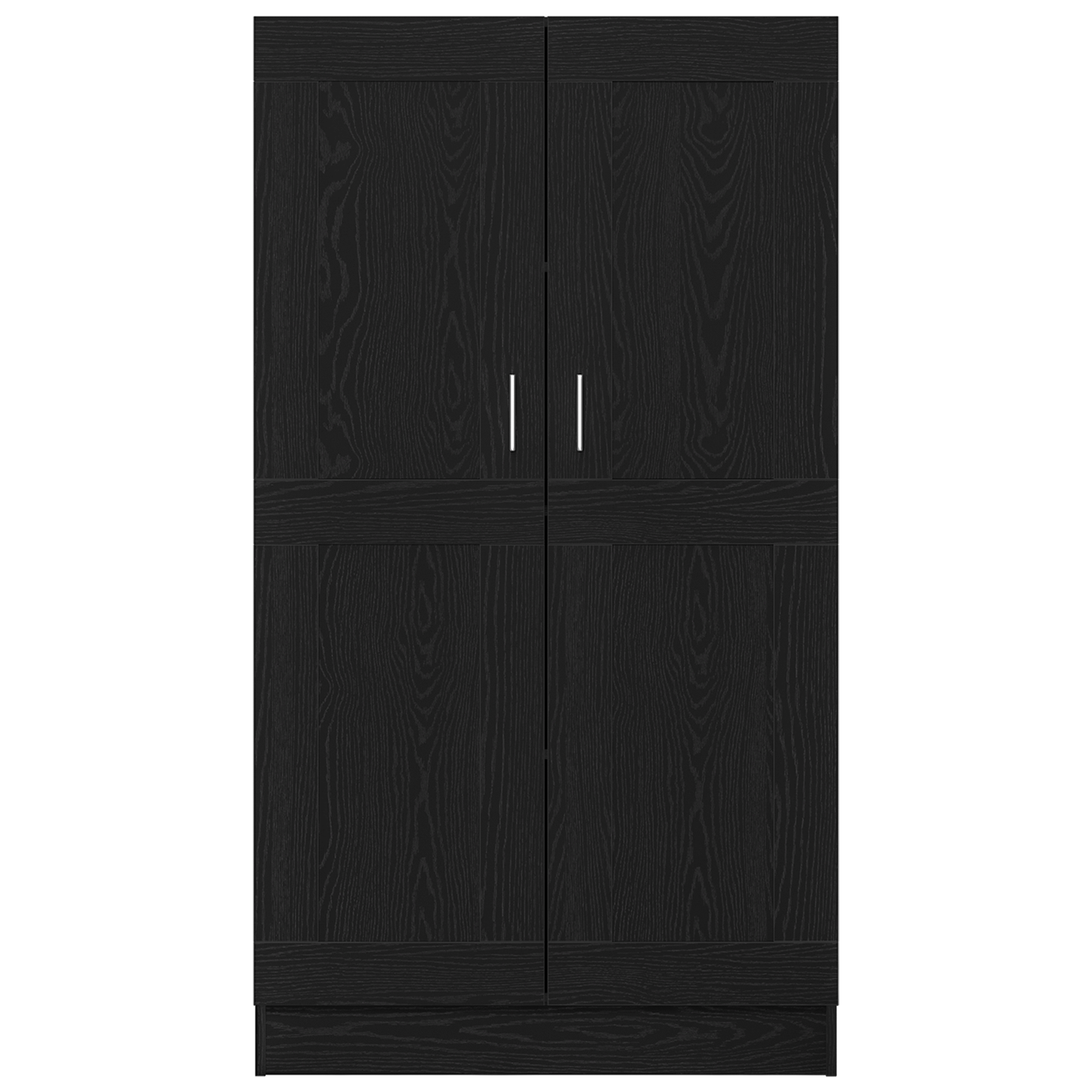 Bokhylle Svart Romdeler 2 stk 165x30,5x150 cm