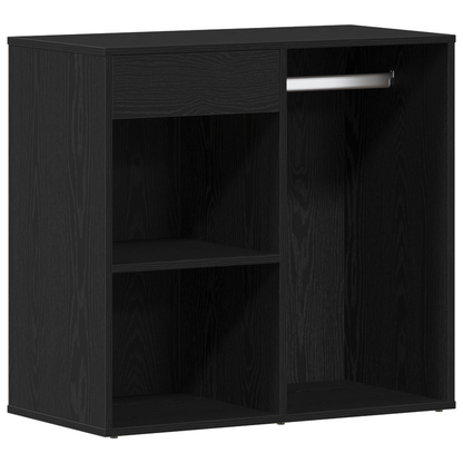 Sminkebord Svart Eik LED 2 skap
