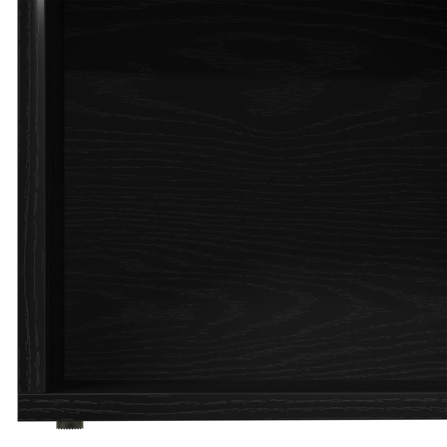 Bokhylle Svart Eik Romdeler 3 stk 36x30x143 cm