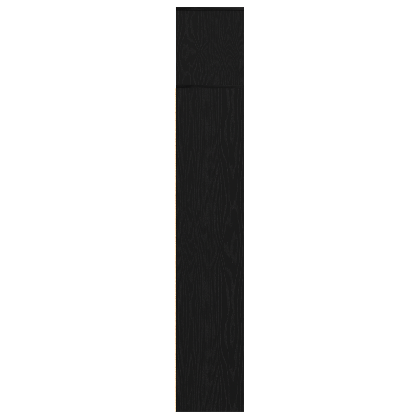 Bokhylle Svart Eik Romdeler 3 stk 36x30x143 cm