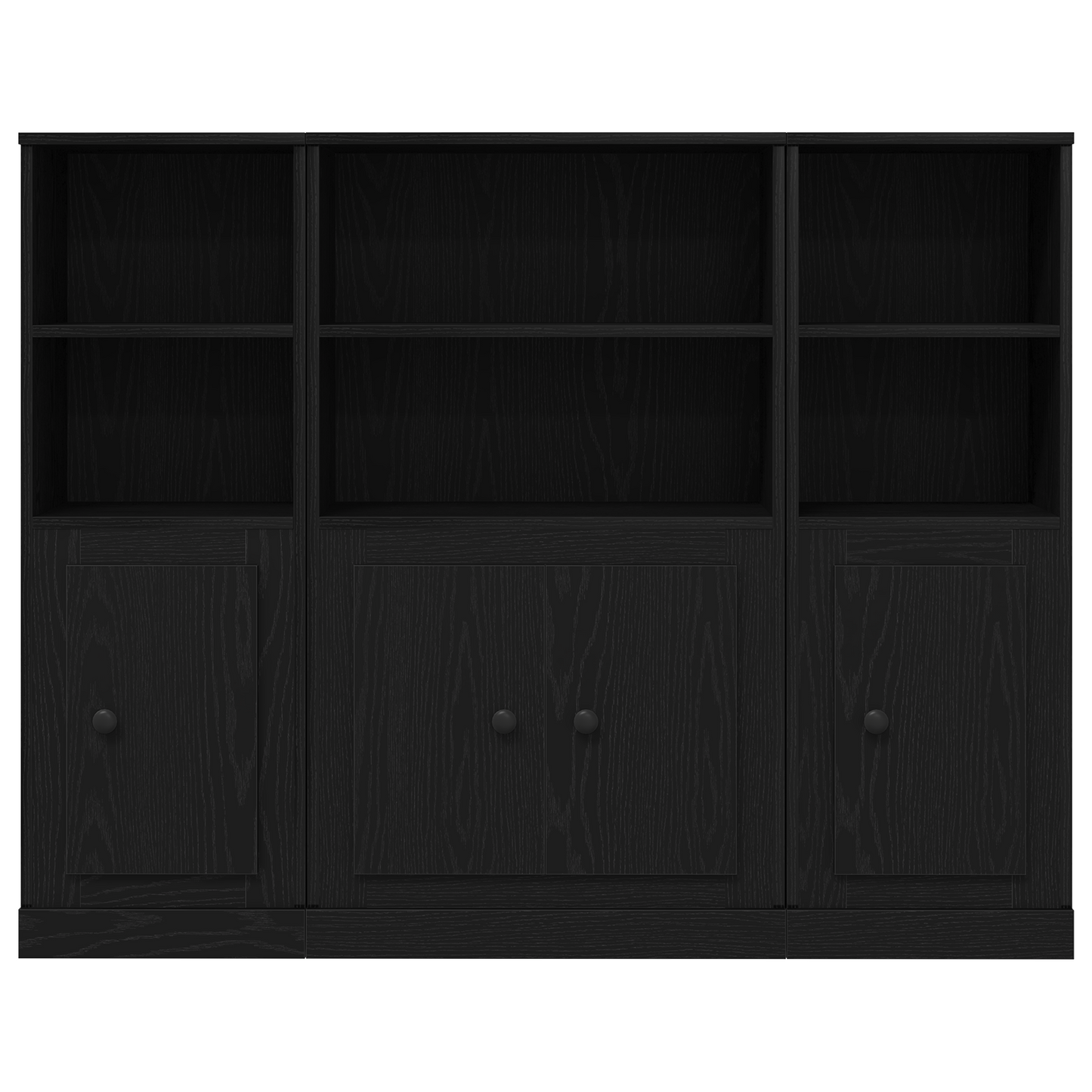 Skap Svart 132x35,5x103,5 cm