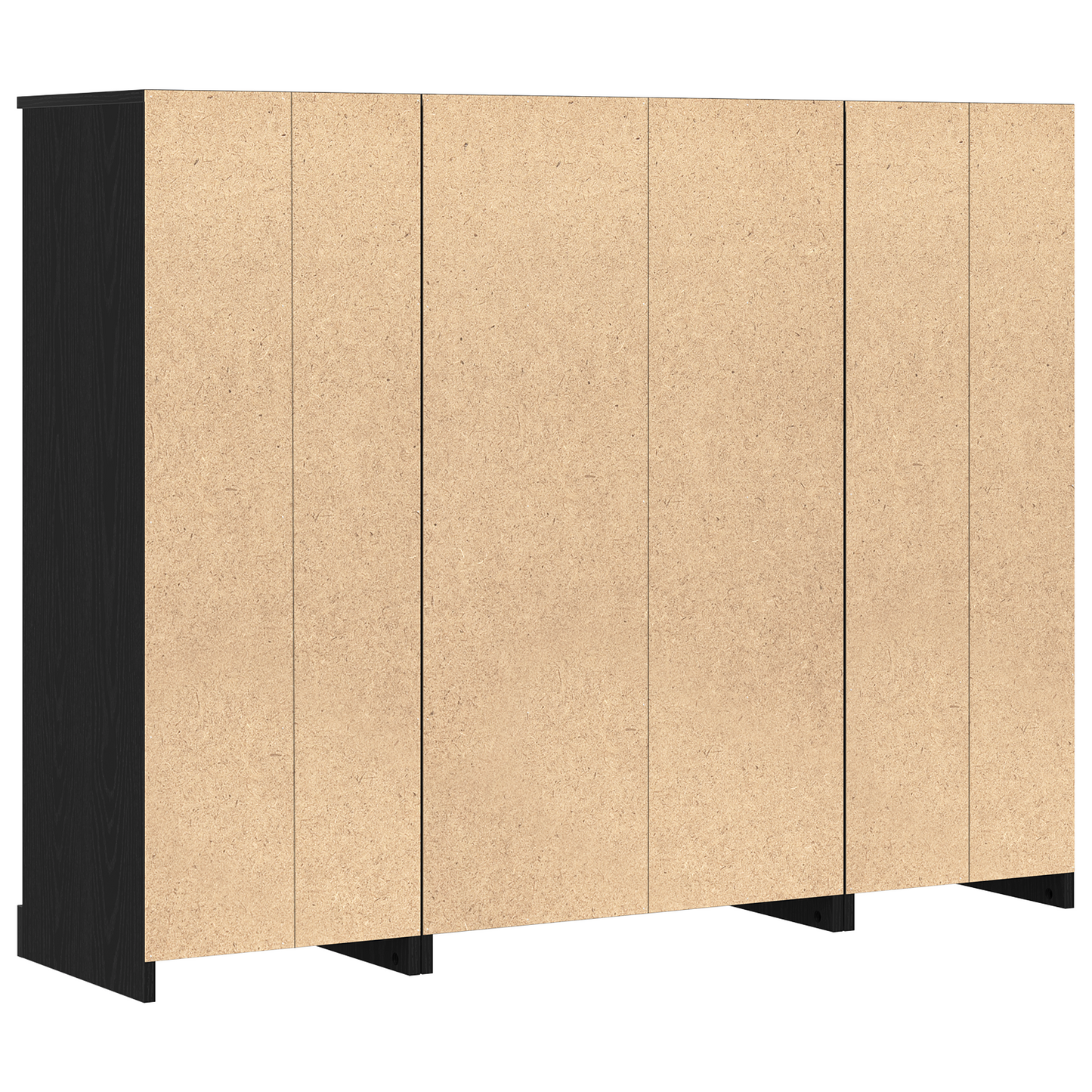 Skap Svart Eik 132x35,5x103,5 cm