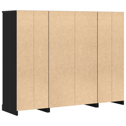 Skap Svart Eik 132x35,5x103,5 cm