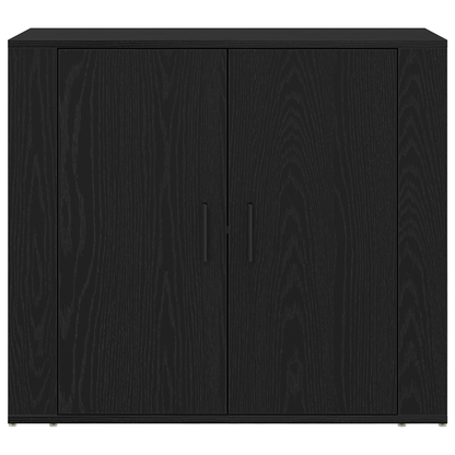 Sidebord Svart Eik 3 stk