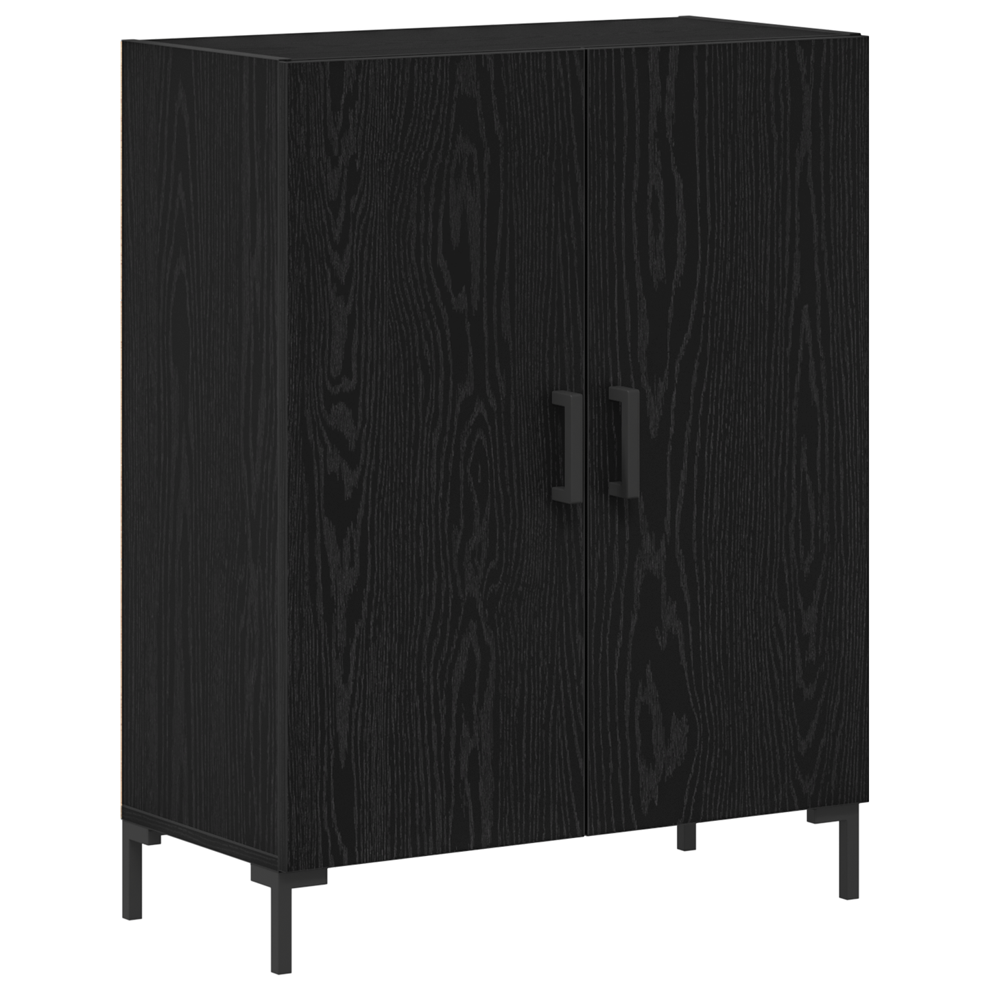 Skap Svart Eik 69.5x34x180 cm