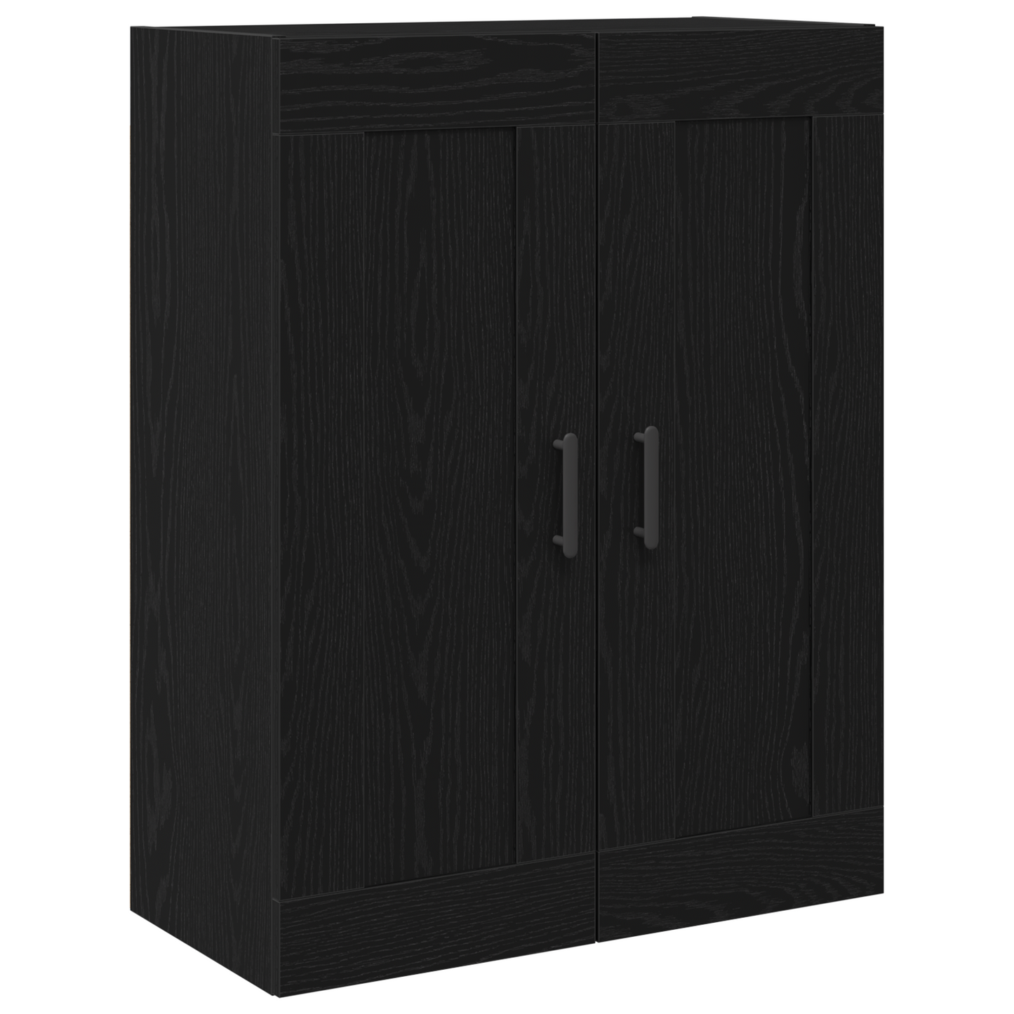 Skap Svart Eik 69.5x34x180 cm Teknisk Tre
