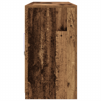 Skjenk Gammelt Tre med LED Lys 283x37x67 cm