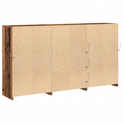 Skap Gammelt Tre LED lys 181.5x37x100 cm
