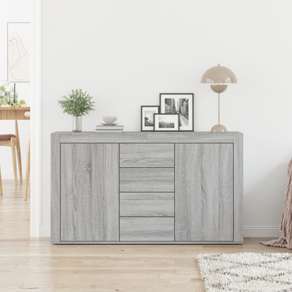 skap Sonoma Grå 120 x 36 x 69 cm Lagringsskap
