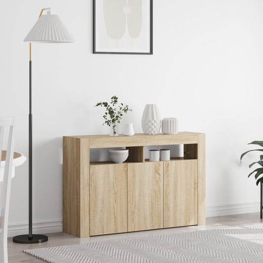 Skjenk Sonoma Eik 116 x 30 x 75 cm Skap
