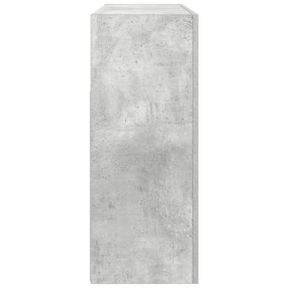 Skap Betonggrå 116 x 30 x 75 cm Rektangulær