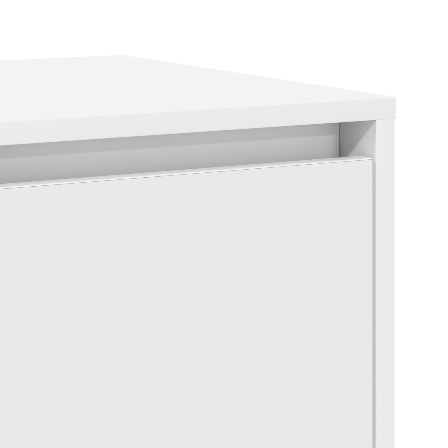 Skjenk Hvit Tre 135 x 41 x 75 cm Hvit Sideboard