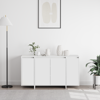 Skjenk Hvit Tre 135 x 41 x 75 cm Hvit Sideboard