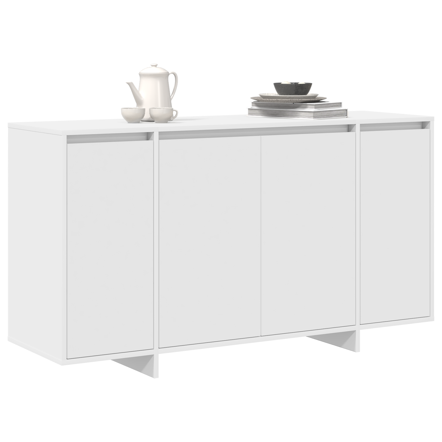 Skjenk Hvit Tre 135 x 41 x 75 cm Hvit Sideboard