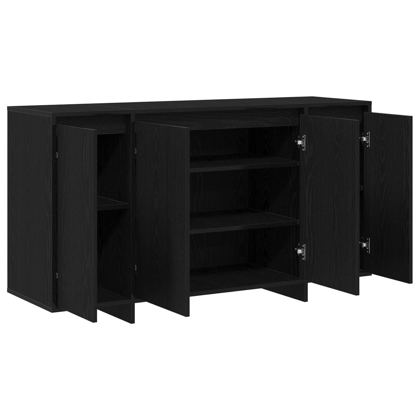 Skjenk Svart Eik 135 x 41 x 75 cm