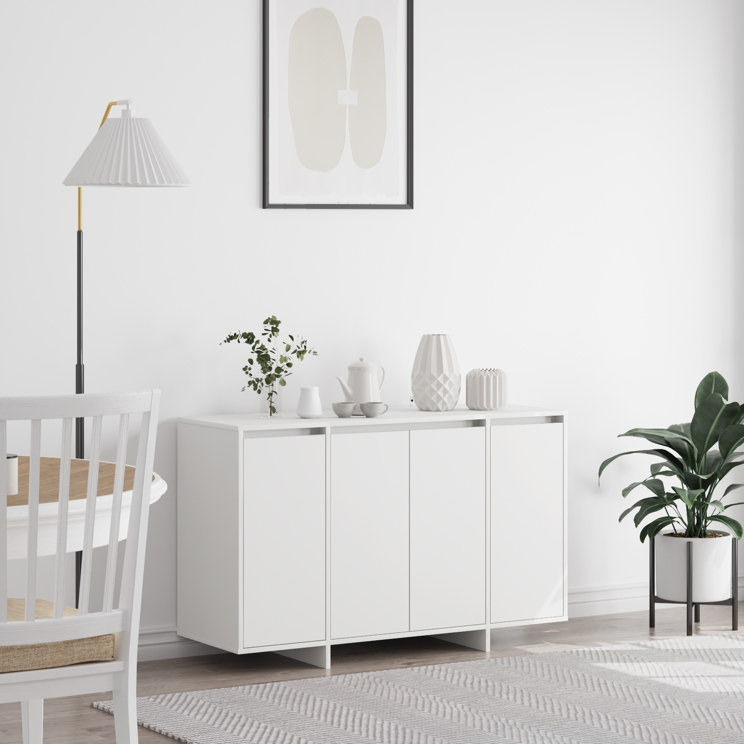 Skjenk Hvit 120 x 41 x 75 cm