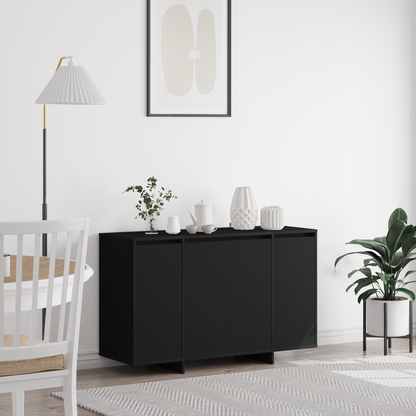 Skjenk Svart Serviesskap 120 x 41 x 75 cm