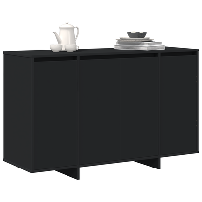 Skjenk Svart Serviesskap 120 x 41 x 75 cm