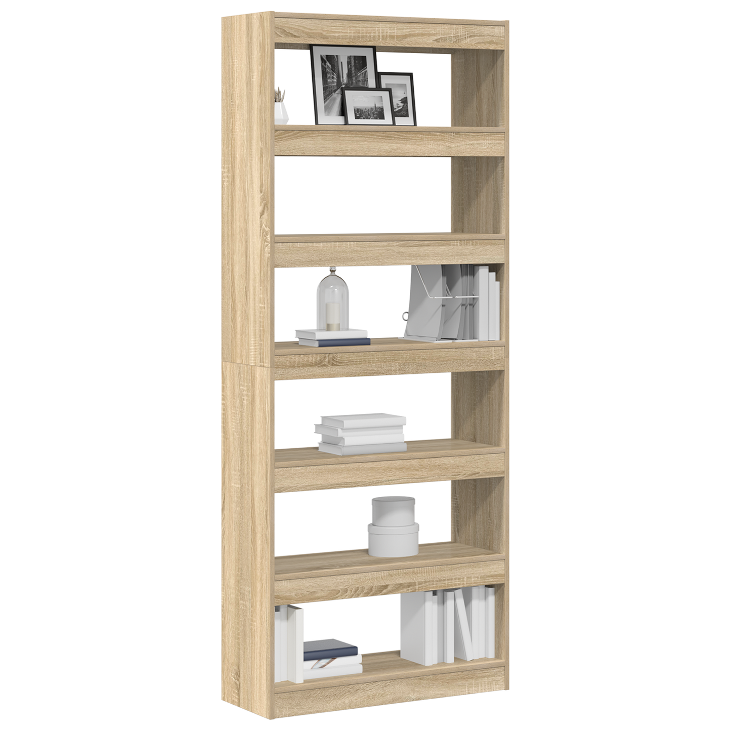 Bokhylle Sonoma Eik Romdeler 80 x 30 x 198 cm